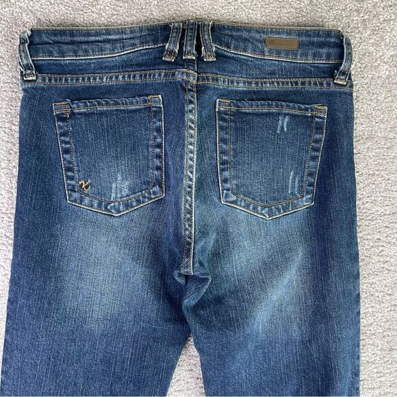 Kut From The Kloth Diana Jeans Women’s 2 Blue Skinny Low Rise Distressed Denim - Picture 5 of 11